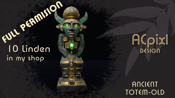 Ancient totem pole old Full Permission