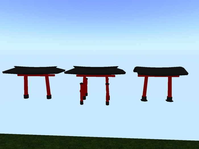 Chinese style gates set 01  - MESH - FULL PERM