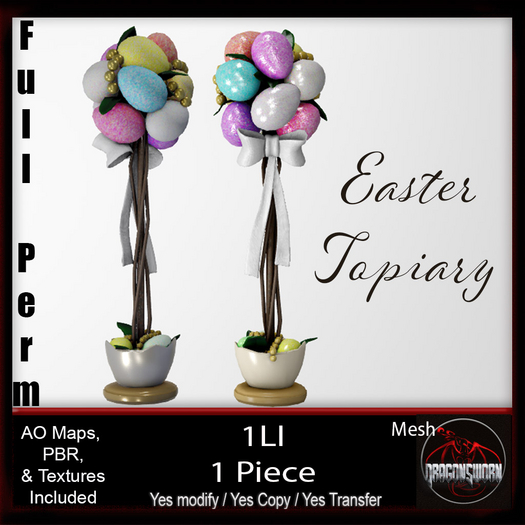 Full Perm Easter Topiary