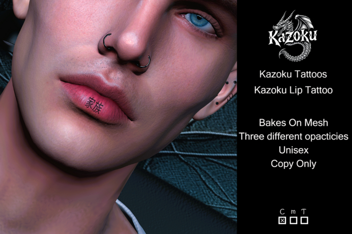 [KAZOKU] Kazoku Lip Tattoo