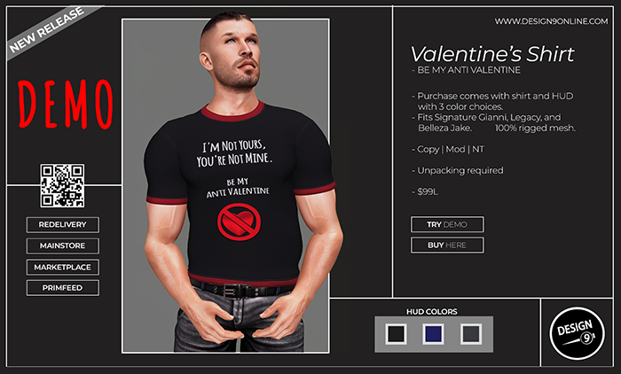 DEMO Valentine Shirt 3 Demo