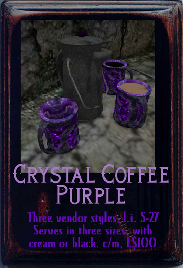 Crystal Coffee - Purple