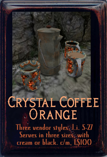 Crystal Coffee - Orange