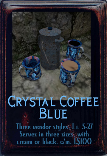 Crystal Coffee - Blue