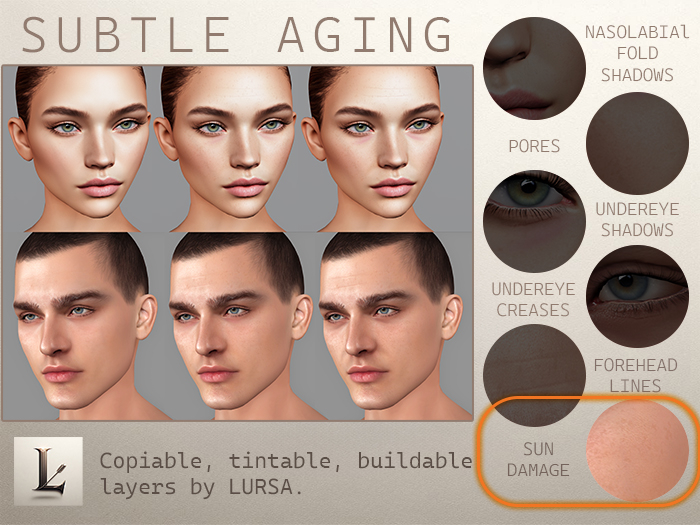 Lursa: Subtle Aging - Sun Damage Only