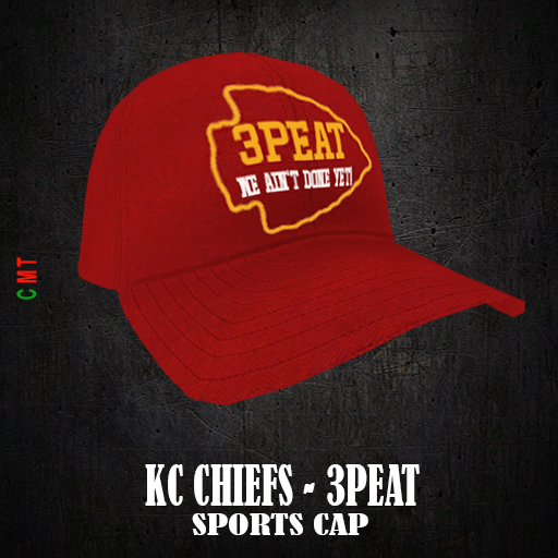 KC CHIEFS - 3PEAT Sports Cap RED