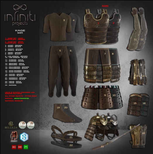 11 Kage SLEEVES Gold - IP -