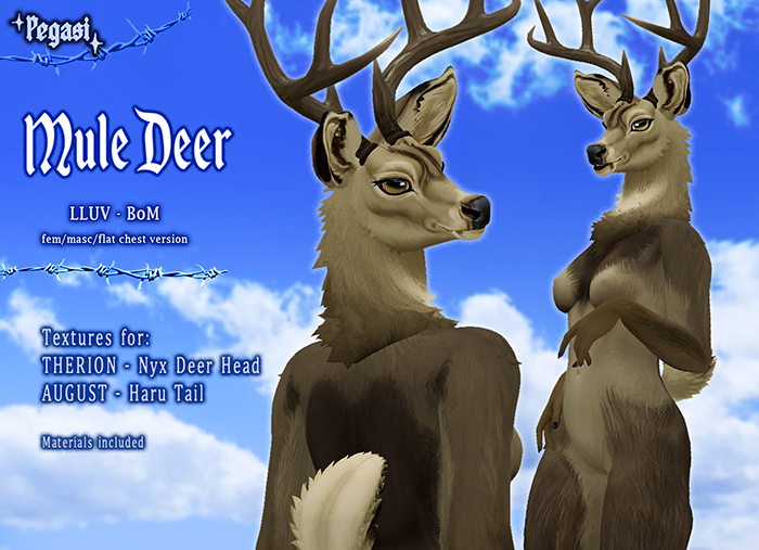 PEGASI - MULE DEER (GOLD)