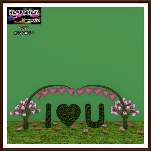 Valentines - I <3 You Topiary Heart Flowers and Tulips