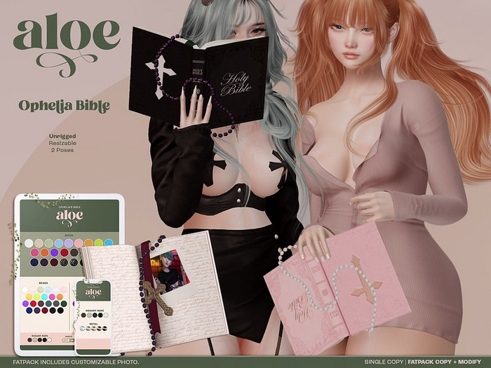 Aloe. Ophelia Bible // FATPACK