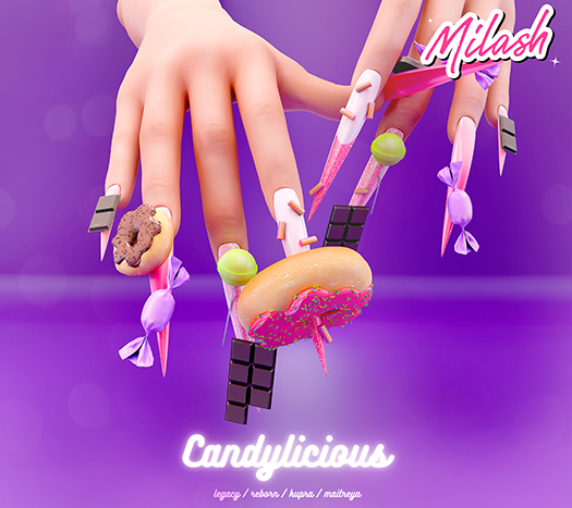 Milash : Candylicious Nails / Stiletto XL