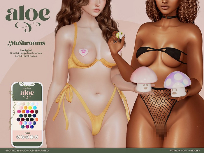 Aloe. Mushrooms // Spotted Pack