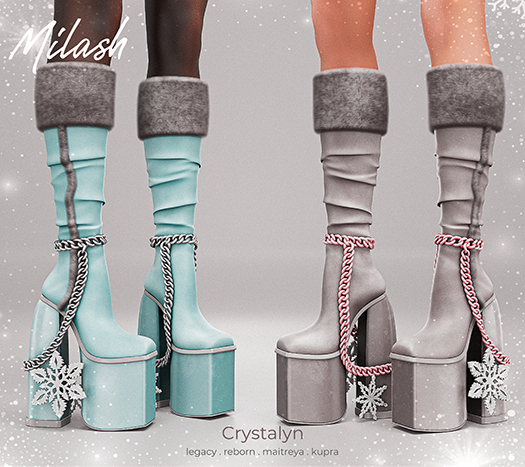 Milash : Crystalyn Boots / FatPack