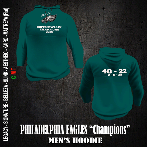 PHILADELPHIA EAGLES - "Champions"  Men's Hoodie