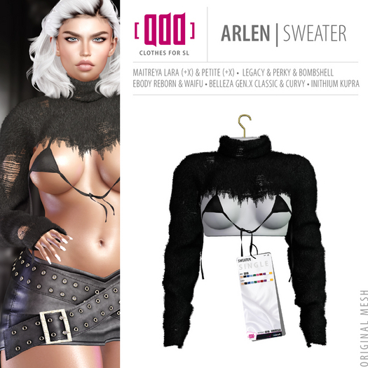 [ADD] Arlen Sweater - Black