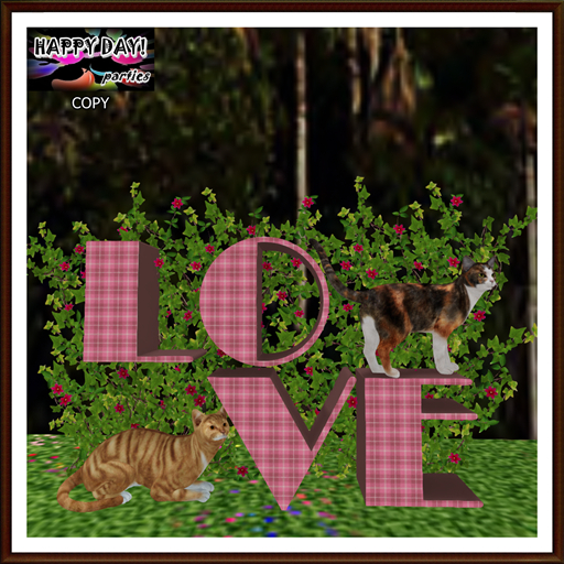Valentine's - Cats are My Valentine Pink