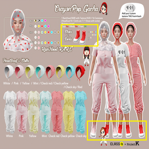 CrayonPop Shoes with socks (Maitreya)