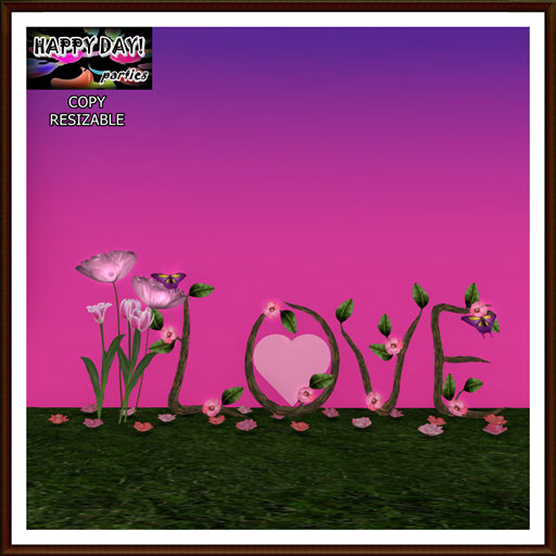 Valentine's - Resizable Love Branches - Pink