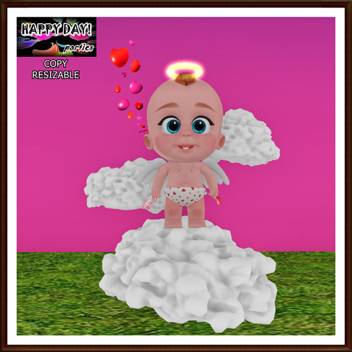 Valentines - Cupid in the Clouds for Love