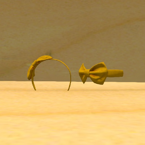 Tiara com Laço (Amarelo)