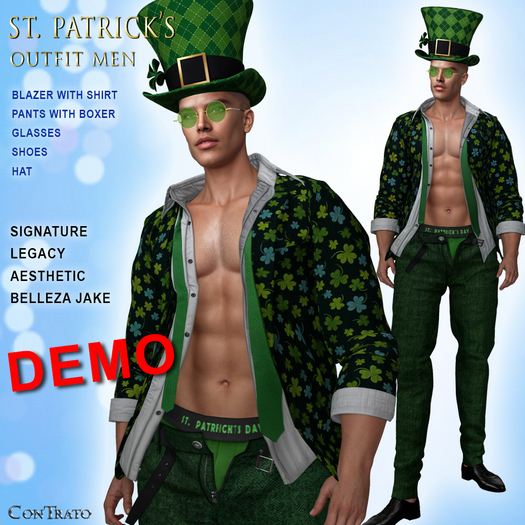 [ConTrato] St. Patrick's Outfit Man DEMO