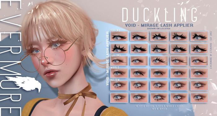 EVERMORE - DUCKLING LASHES (VOID.MIRAGE.APPLIER) - UNPACKER