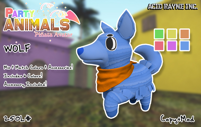 <AR> Party Animals - Wolf