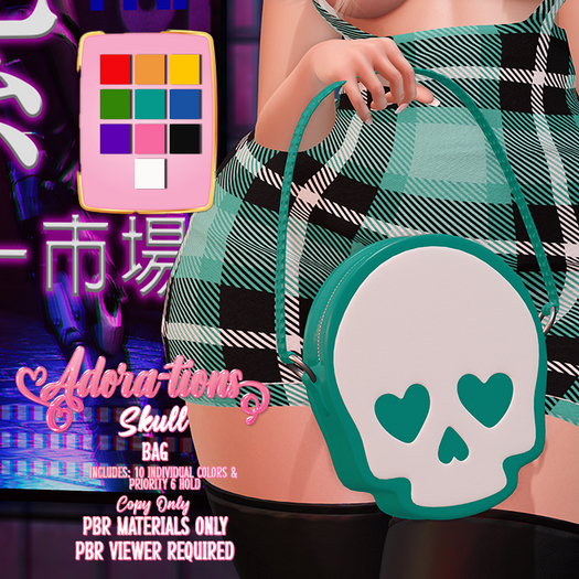 Adora-tions - Skull Bag