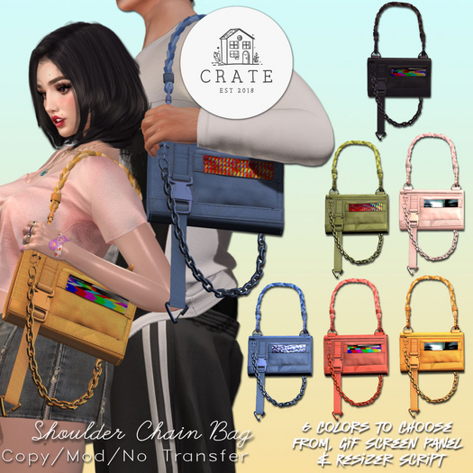 Shoulder Chain Bag Full Set
