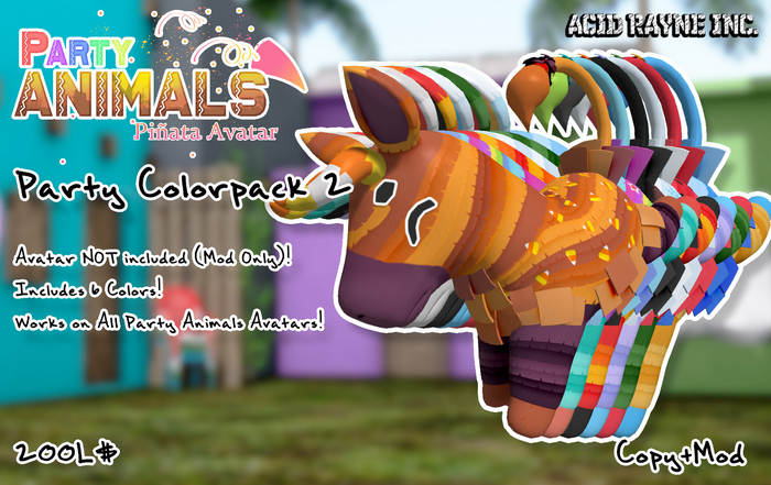 <AR> Party Animals - Party Colorpack 2