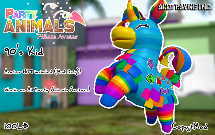 <AR> Party Animals - 90's Kid Mod