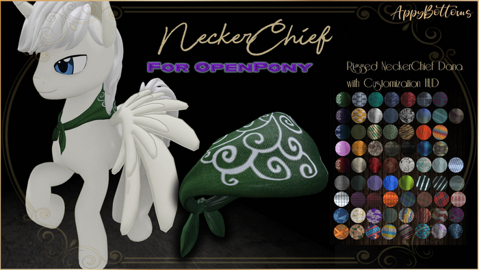 :AppyBottoms: OP-Pony- Neckerchief