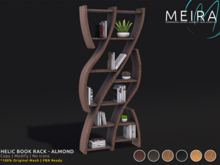 Helic Book Rack - Almond