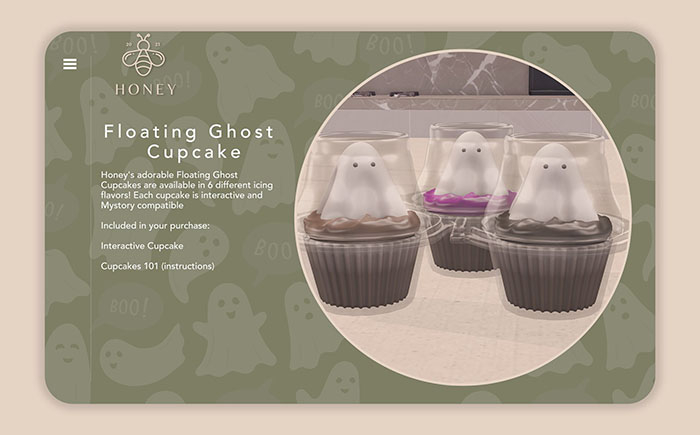 Honey - Floating Ghost Cupcake - Fatpack