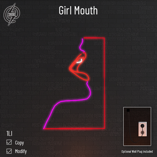Girl  Mouth - @Signs