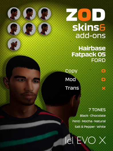 ZOD Hairbase Pack 05 EVO X -FORD