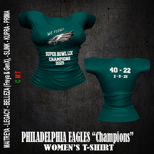 PHILADELPHIA EAGLES - "Champions"  Women's T-shirt