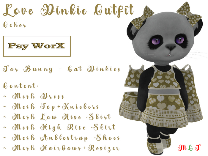>Psy WorX< Love Dinkie Outfit Ocher
