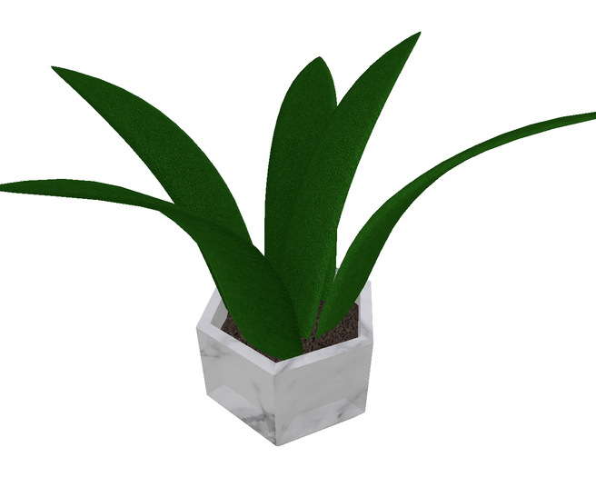 Indoor Outdoor Plant Marble Planter