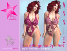SD2 Annie Lace Magenta 2pc Set