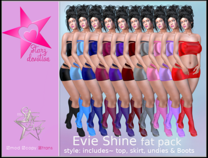 SD2 Evie Shine fat pack