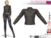 Full Perm Women's Fashionable Ladies Leather Jacket, Biker Jacket Maitreya 5.3 LaraX Slink Belleza Ebody Reborn Legacy