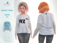 Double - T-Shirt-GAGA-V6-Rebirth