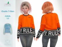 Double - T-Shirt-GAGA-V9-Rebirth