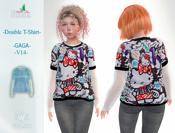 Double - T-Shirt-GAGA-V14-Rebirth