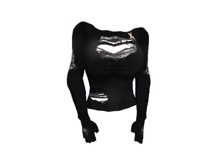 .mAc'S. - Ripped Top (Black)