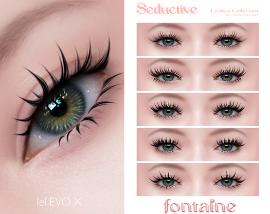 Fontaine Cosmetics - Seductive Lashes Collection - DEMO