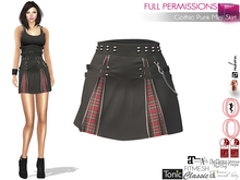 Full Perm Gothic Punk Mini Skirt Maitreya 5.3 LaraX Slink Belleza Ocacin Tonic Classic Ebody Reborn Legacy Avatars