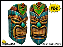 Meshuga PBR Tiki Beach Mask Totem FULL PERM MESH