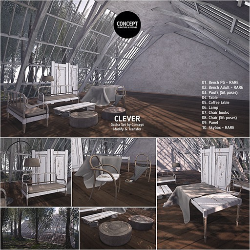 Concept} *01. Clever Bench. Adult. RARE